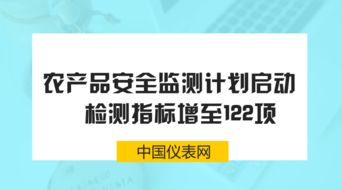 新一年农产品安全监测计划启动 检测指标增至122项